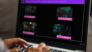 Participant cherche un indice pendant team building sur l'intelligence artificielle